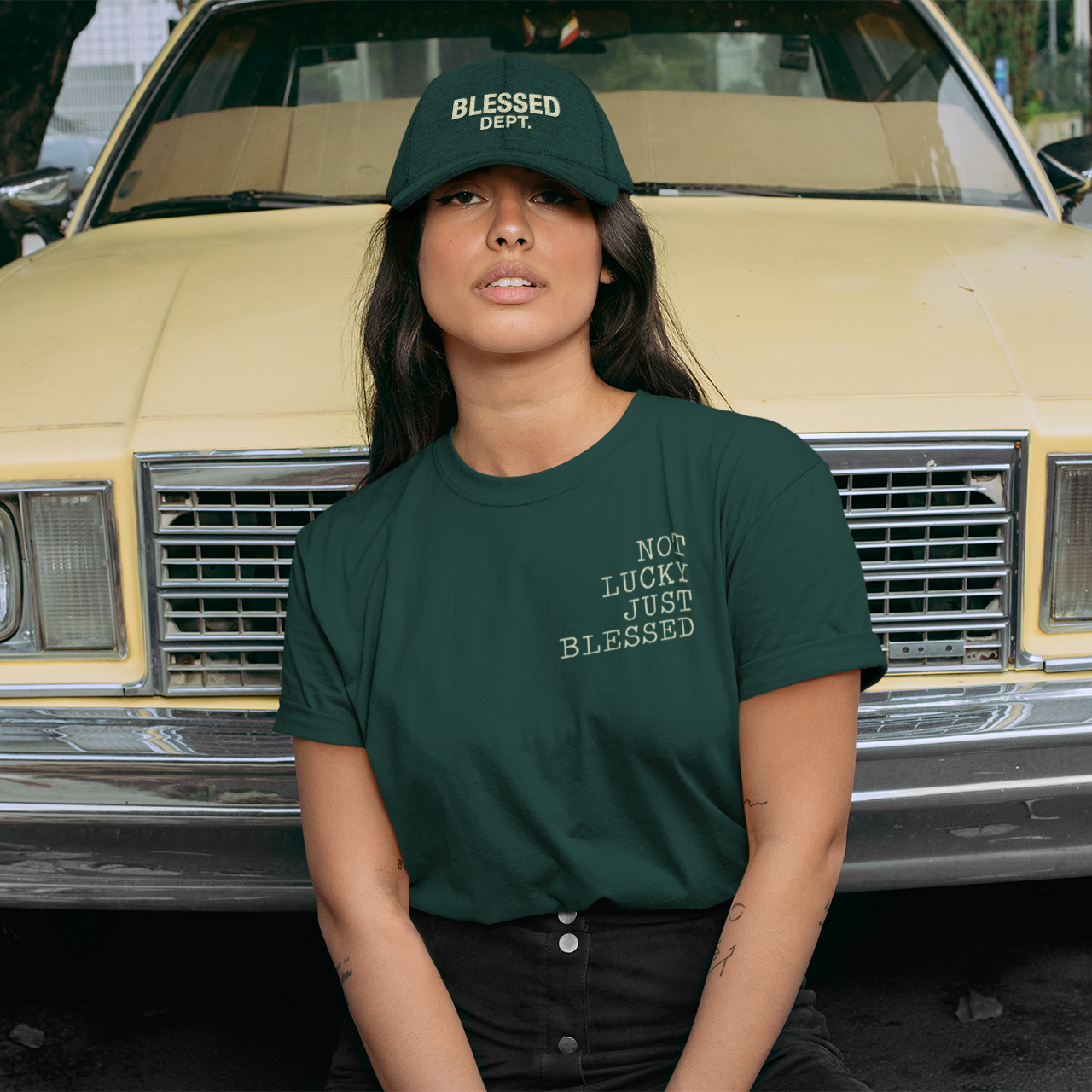 NOT LUCKY JUST BLESSED